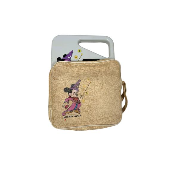 Vintage Mickey Mouse Sorcerer Calculator with Original Adaptor and Bag. Tested! - Picture 7 of 9